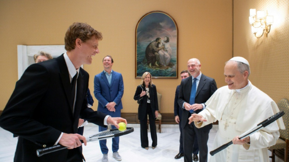 Le&oacute;n XIV recibe en el Vaticano al N.1 del tenis Jannik Sinner